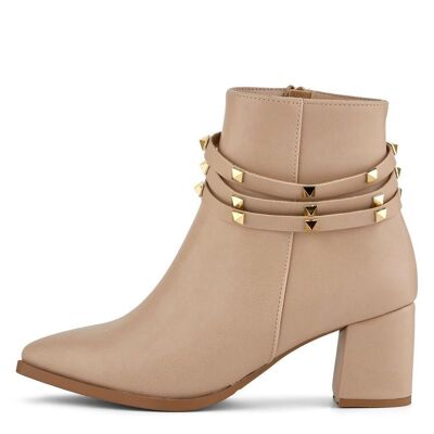 Beige Women's Ankle Boot Fashion Attitude Winter Collection Article: FAB_SS2Y0252_480_IVORY