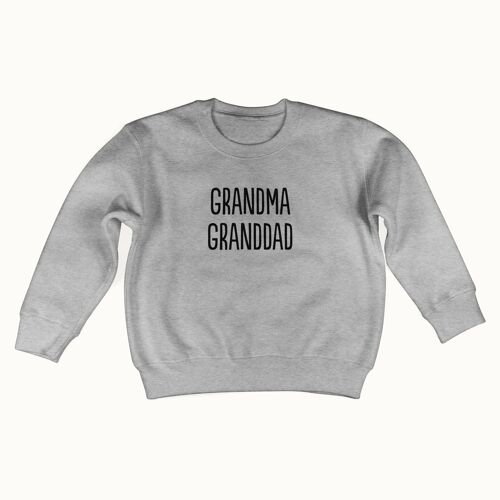 Grandma Granddad sweater (heather gray)
