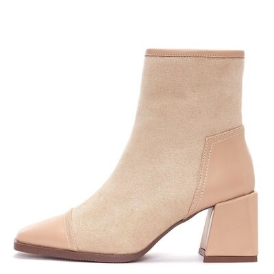 Beige Women's Ankle Boot Fashion Attitude Winter Collection Article: FAB_SS2Y0265_452_BEIGE