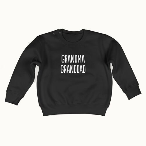 Grandma Granddad sweater (jet black)