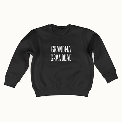 Suéter Grandma Granddad (negro azabache)