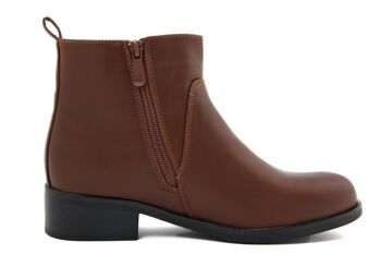 Bottines Fashion Attitude marron pour femme, collection hiver Article : FAG_HD055_91_BROWN 23