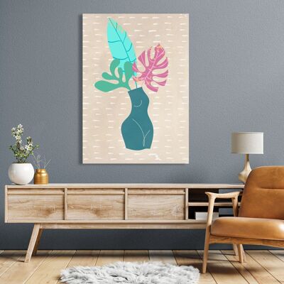 Print on canvas: Atelier Deco, Modern Botany 3