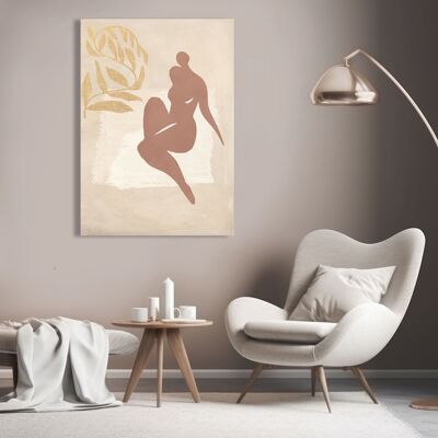Modern canvas print: Atelier Deco, STUDY ON FEMALE BEAUTY 3