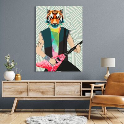 Funky canvas print: Matt Spencer, Punk Rocker