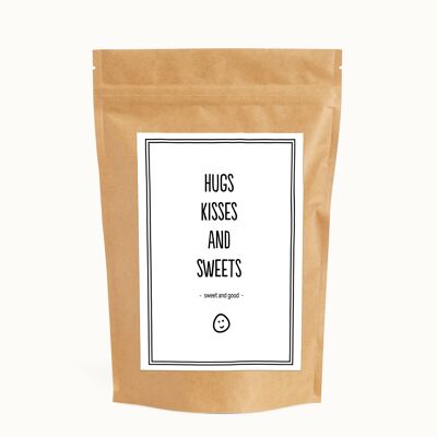 Umarmt Küsse und Süßigkeiten | Süßigkeitentasche