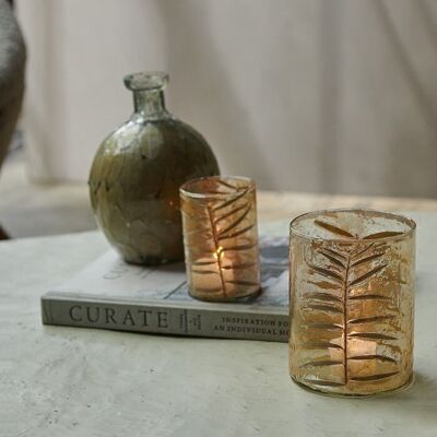Idina Glass Candleholder - Large - Abigail Ahern