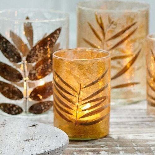 Idina Glass Candleholder - Medium - Abigail Ahern