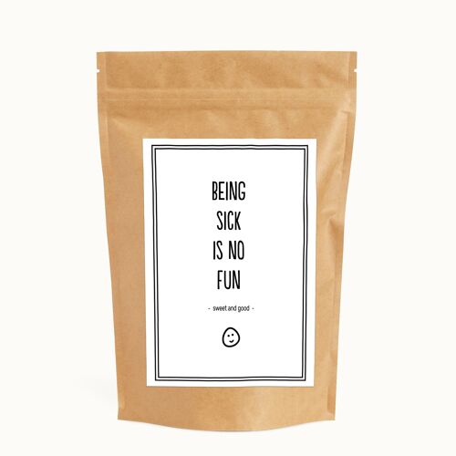 Being sick is no fun | Candy bag