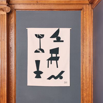 Shapes Chair Wall Hanging - New Babel Brune x Miki Lowe Collection