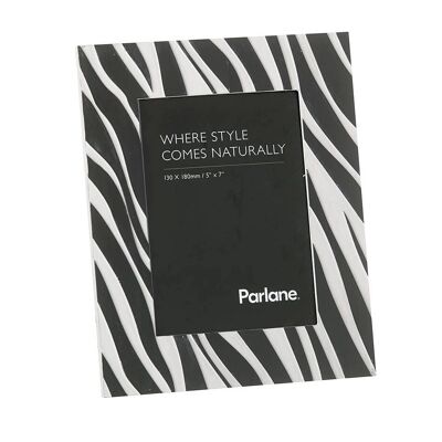 Black/white zebra Parlane photo frames