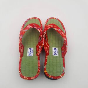 Sandales japonaises Zori en paille de riz à talon, fabriquées au Japon - Taille 36