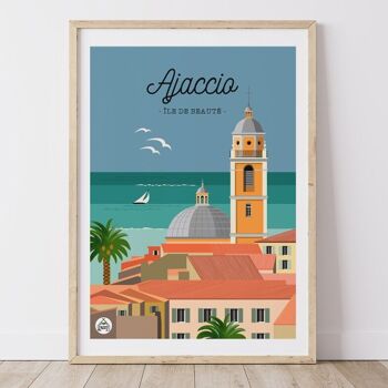 Affiche AJACCIO - Corse