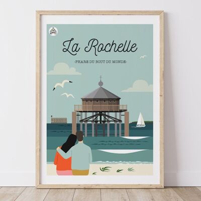 Poster La Rochelle - Leuchtturm am Ende der Welt