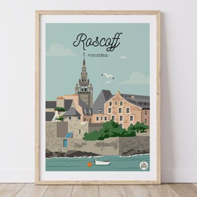 ROSCOFF poster - Finistère