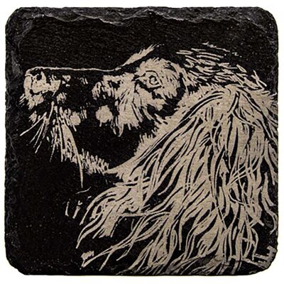 Single Slate Coaster - Spaniel