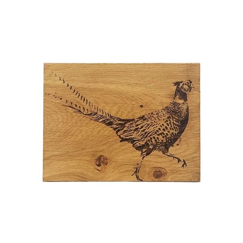 Oak Bar Board - Pheasant