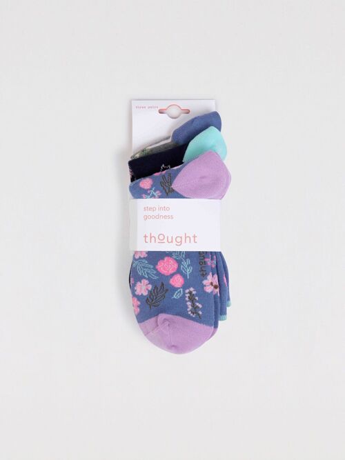 Kyrie Bamboo Cats Pack of Socks - Multi