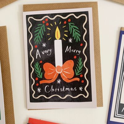 Candlelit Christmas Card