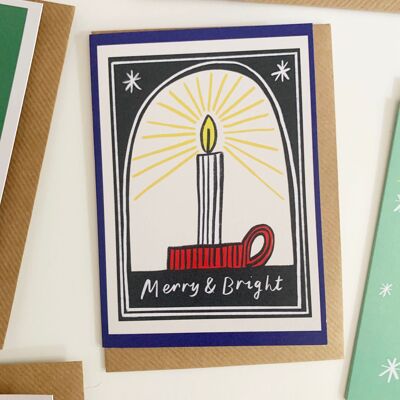 Merry Bright  Christmas Card