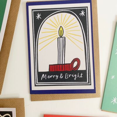 Merry Bright  Christmas Card