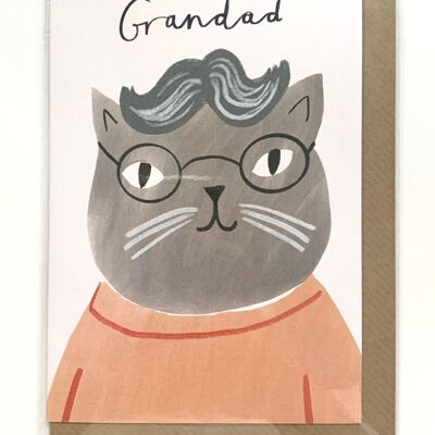 Grandad Glasses Cat