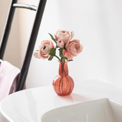 Rose Queen en papel melocotón claro