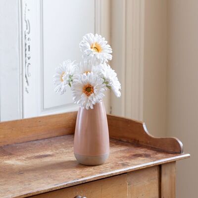 Gerbera en papier blanc