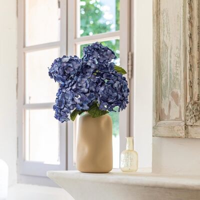Hortensia de papel azul zafiro