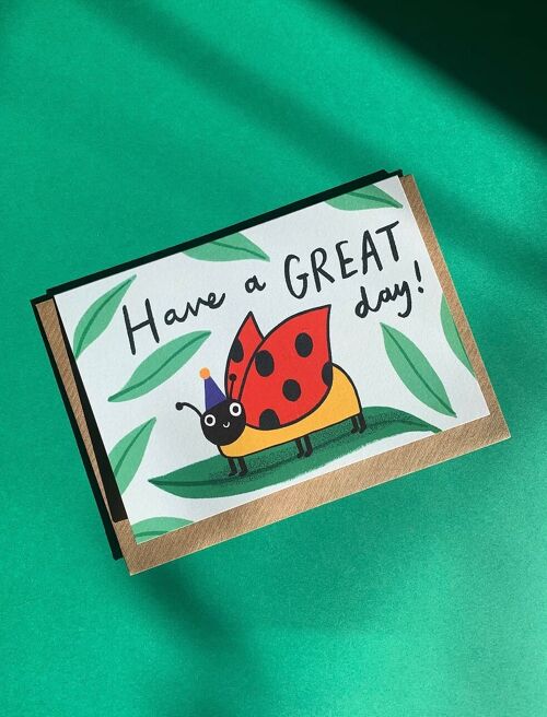 Great Day Ladybird Greeting Card