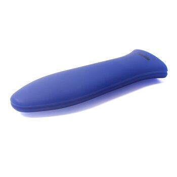 Support de poignée chaude en Silicone, manique (paquet de 2 Combo bleu)-poignée de manche, couvercle de poignée 9