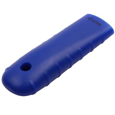 Support de poignée chaude en silicone, manique (bleu extra épais), poignée de manche, couvercle de poignée