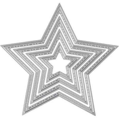 Matrice de coupe - Étoiles - 3,5 à 11,5 cm - 4 pcs
