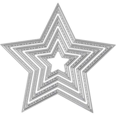 Stanzform - Sterne - 3,5 bis 11,5 cm - 4 Stk