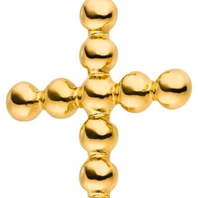 PURE - Sfere a croce lucidate in acciaio inox-oro
