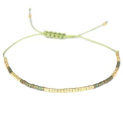 Bracelet Miyuki or olive