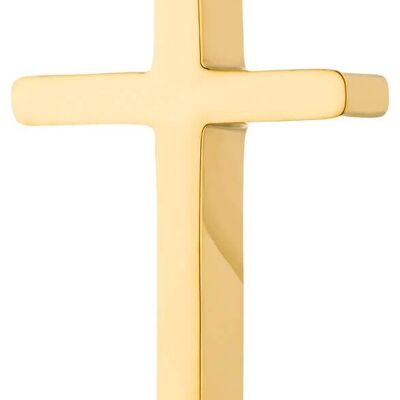 PURE - Croce in acciaio inossidabile lucido - oro