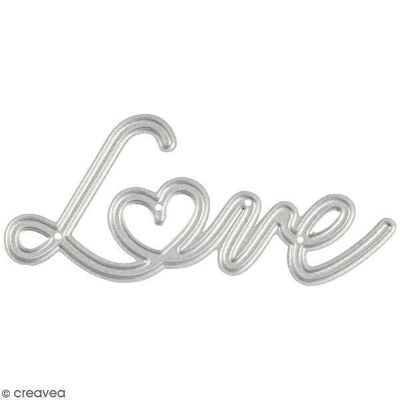 Cutting die - Love - 3 x 6.9 cm