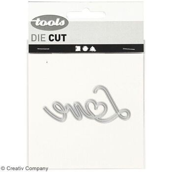 Matrice de coupe - Love - 3 x 6.9 cm 2