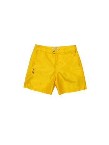 Maillot Costume Noeud de Huit Jaune 3