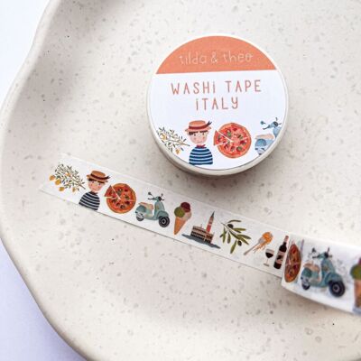 Washi Tape Italia - Cinta Adhesiva Masking Tape Italia Viajes