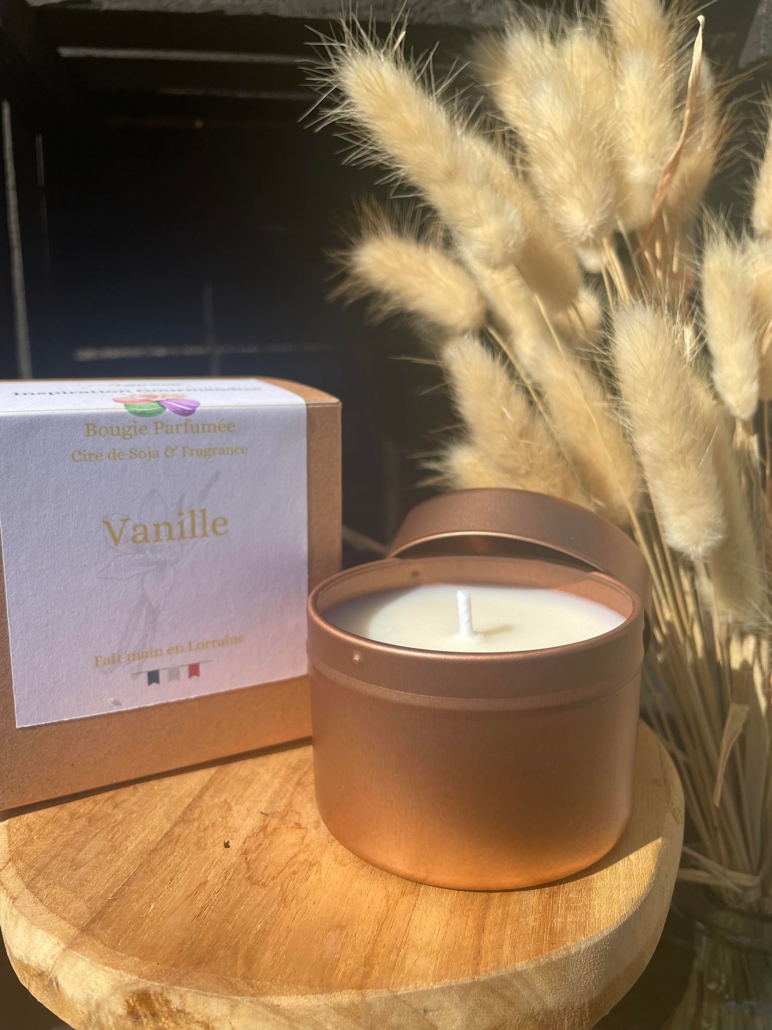 Candela profumata alla vaniglia