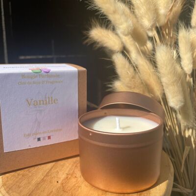 Vanilla scented candle