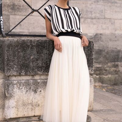 Ambre slim fit tulle skirt - CK08202