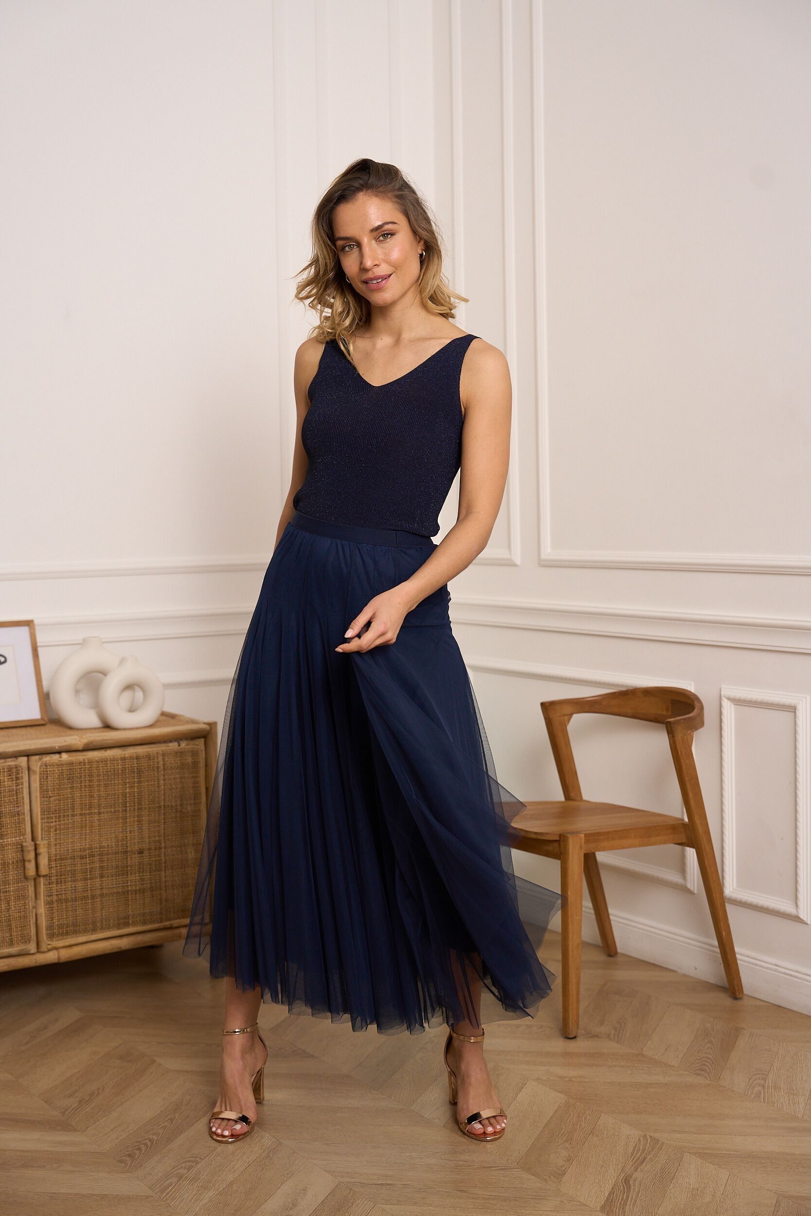 Ambre schmal geschnittener Tüllrock – CK08202