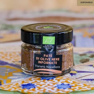 Organic black Nocellara olive paté