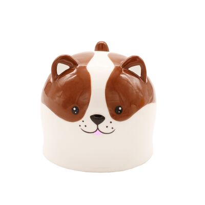 Upside Down coffee mug dog made of ceramic
