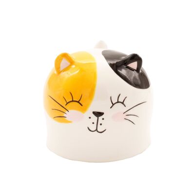 Upside Down coffee mug cat made of ceramic