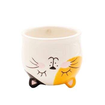 Tasse à café Upside Down chat en céramique 2
