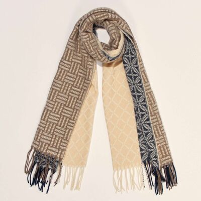 H23 CAMIL GRAY SCARF